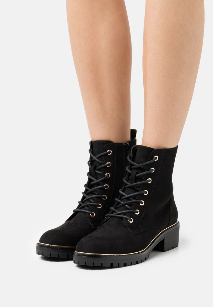 Bottines ANNA FIELD Anna Field Lace-up Ankle Boots Noir Femme | GGW-9099563